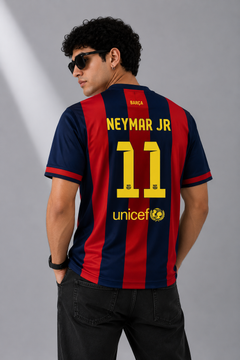 Neymar Jr 11 Iconic .Barca Retro Jersey