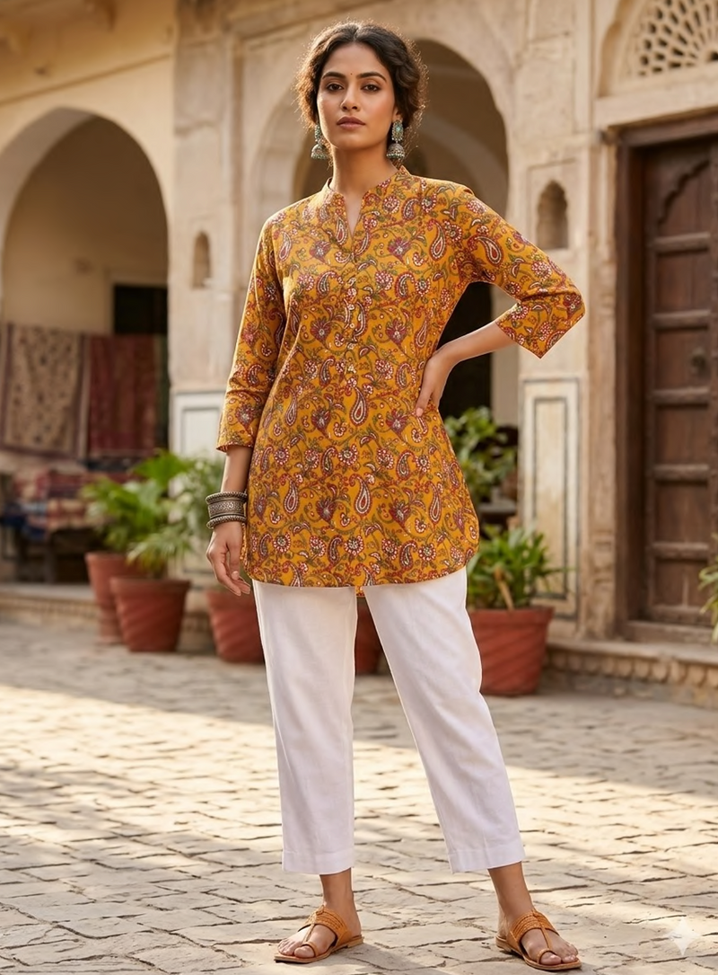 Cotton Printed Top